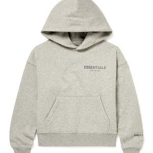 Fear of God Essentials Heather Oatmeal Hoodie sweatshirt